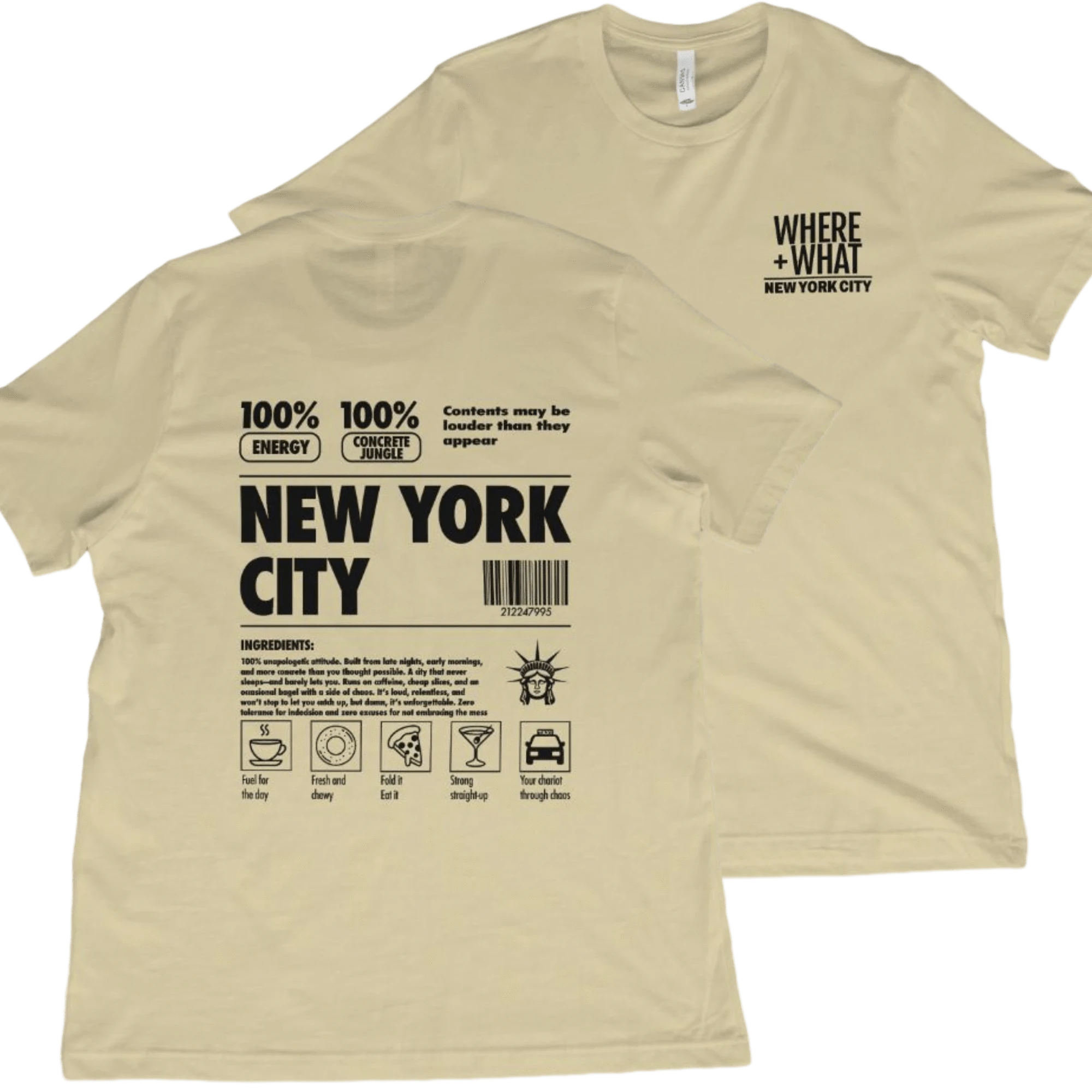T-Shirt Natural / XS NYC Definition T-Shirt