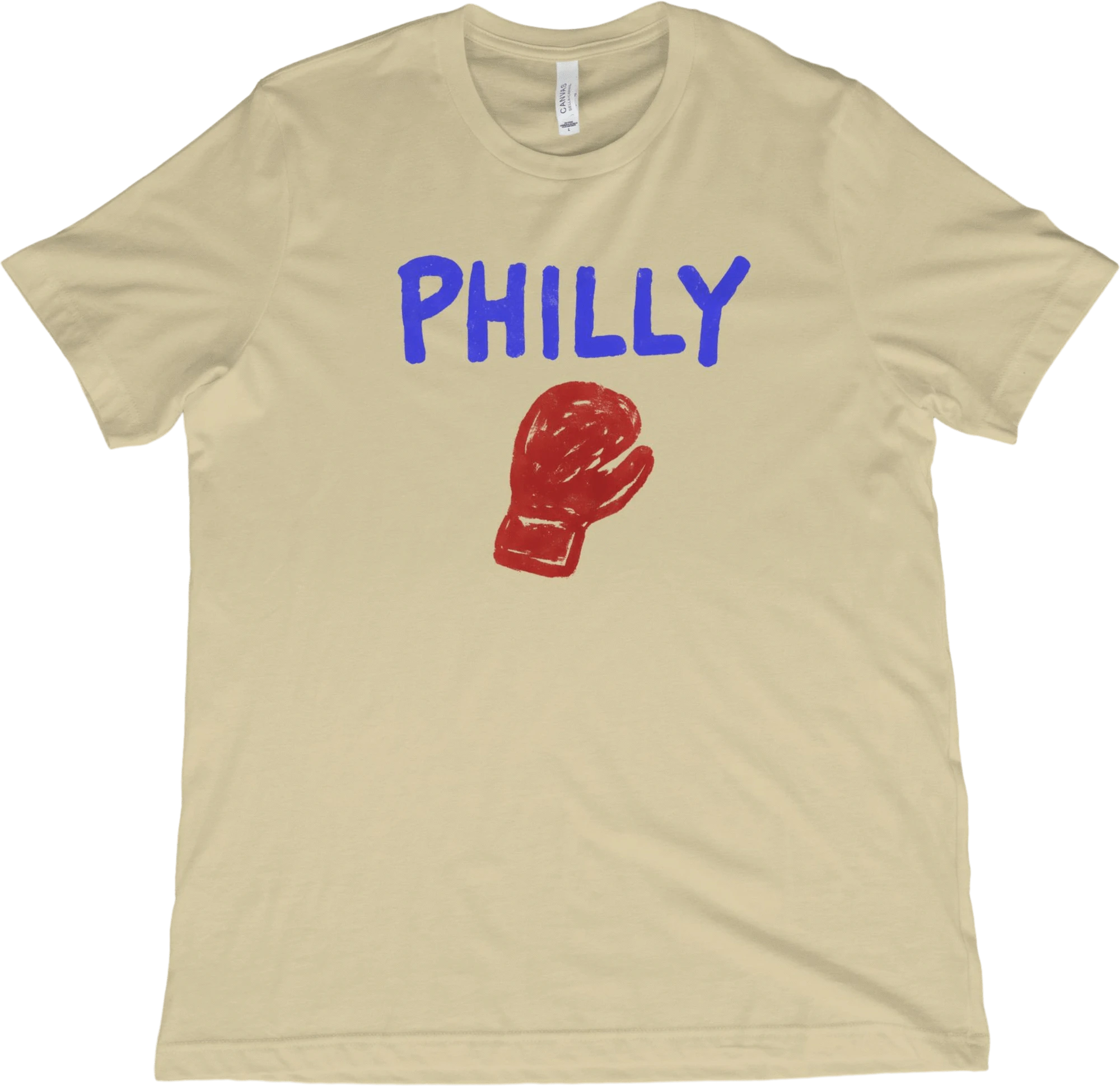 T-Shirt Natural / XS Philly Boxing Glove T-Shirt