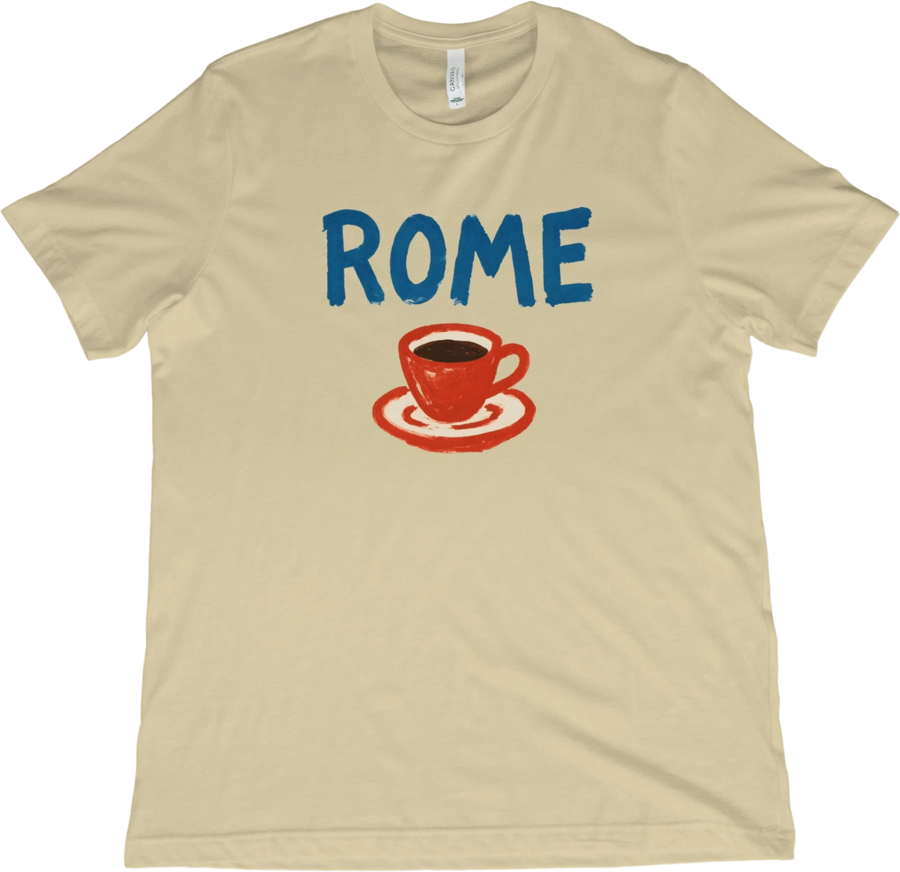T-Shirt Natural / XS Rome Espresso T-Shirt