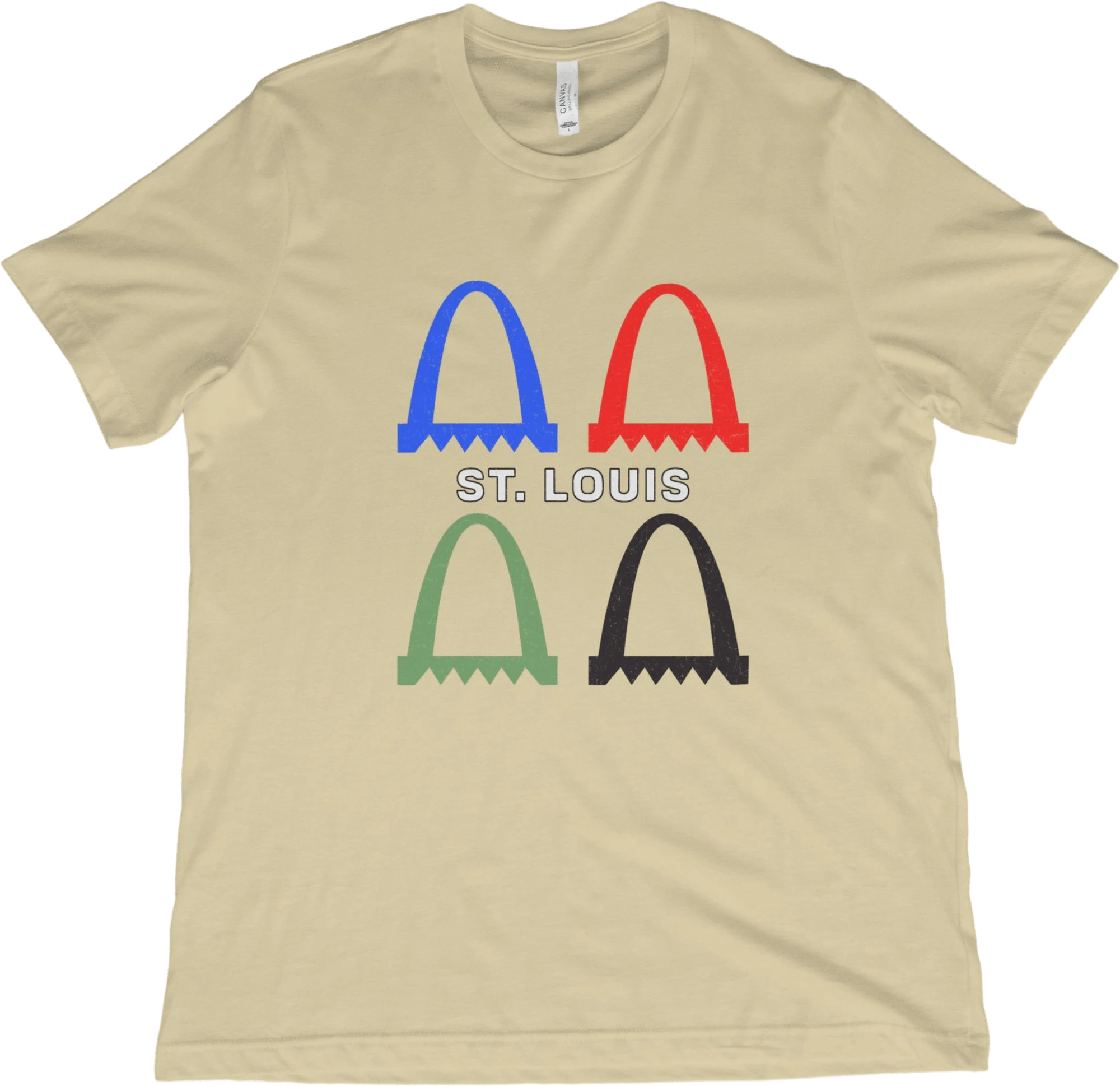 T-Shirt Natural / XS St. Louis Arch T-Shirt