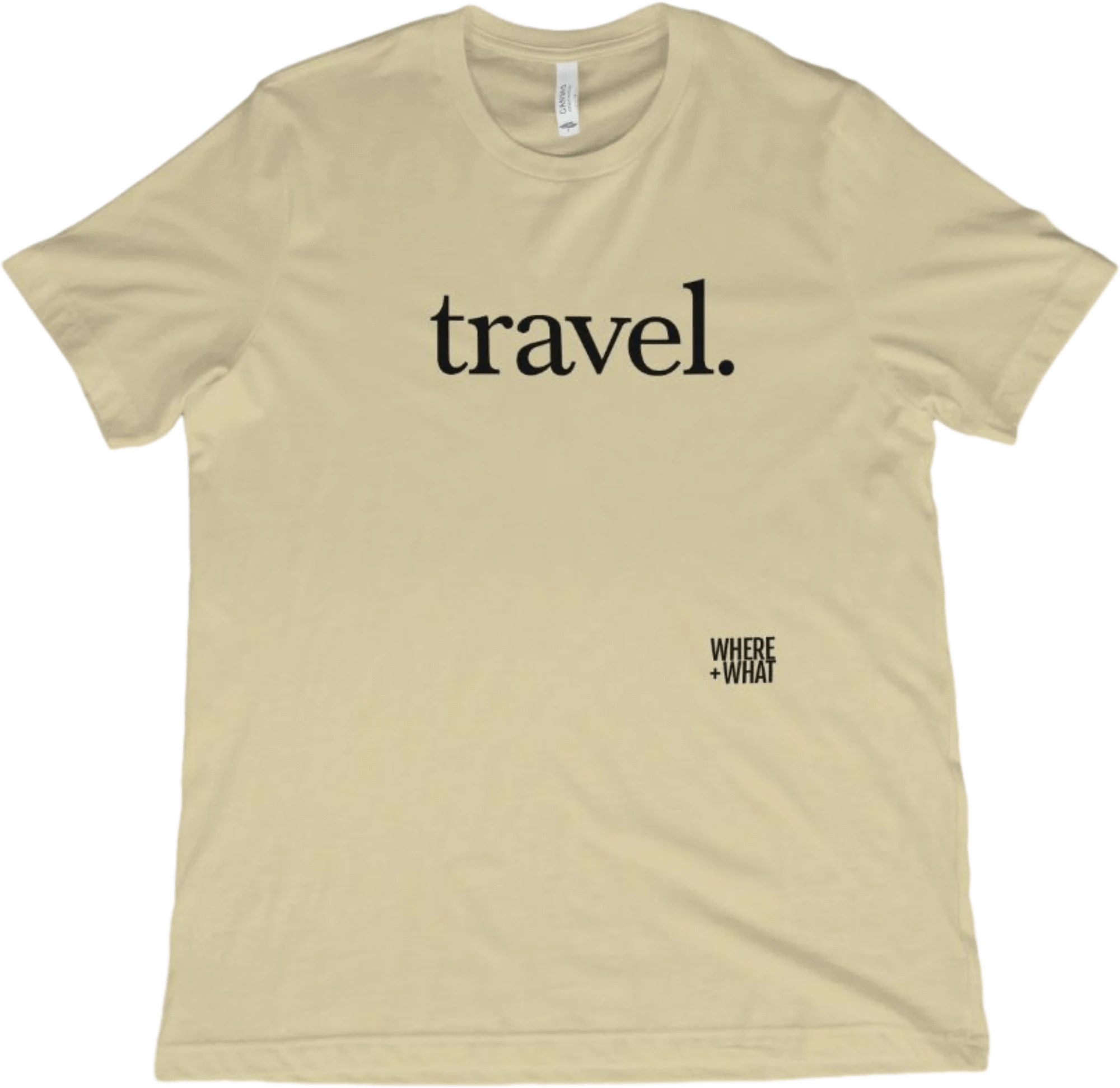 T-Shirt Natural / XS Travel. T-Shirt
