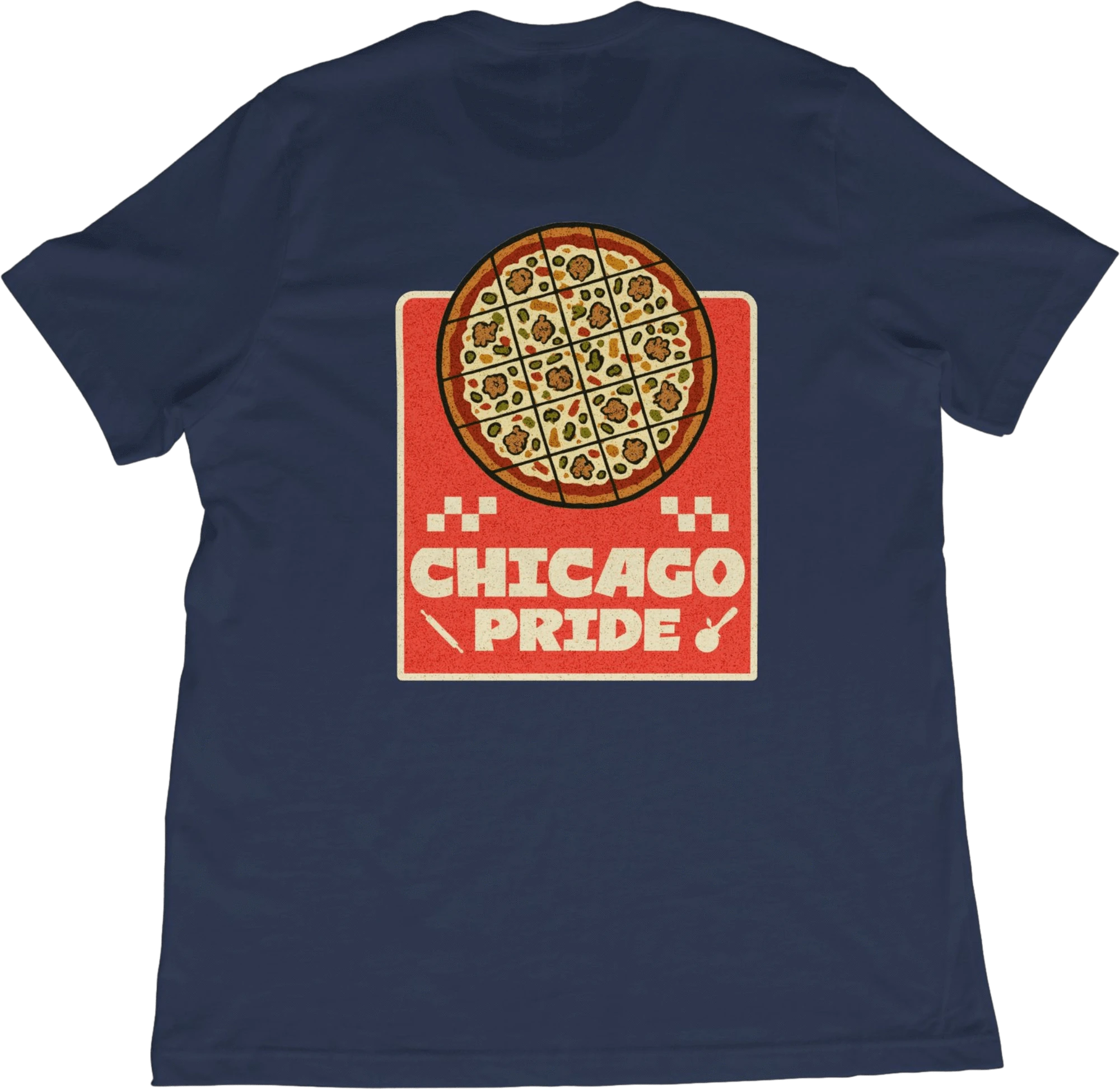 T-Shirt Navy / XS Chicago Tavern Pizza T-Shirt