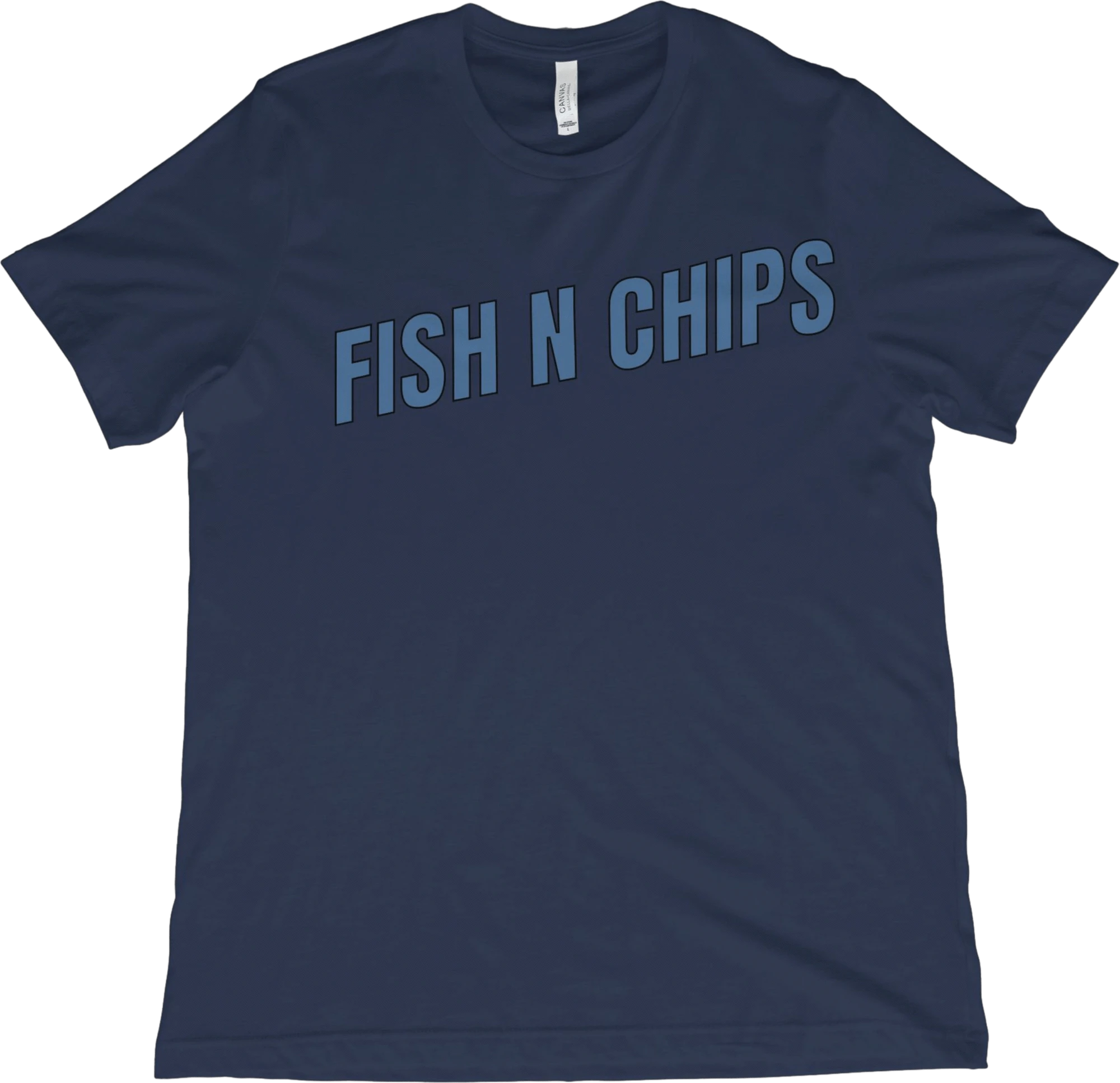 T-Shirt Navy / XS Fish N Chips T-Shirt