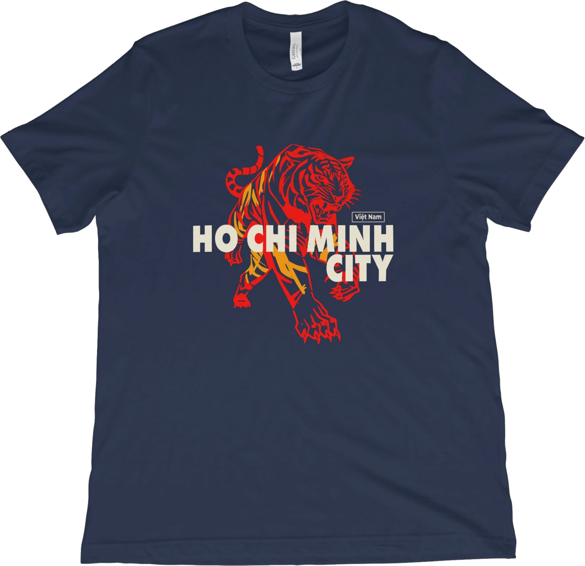 T-Shirt Navy / XS Ho Chi Minh City Vietnam Tiger T-Shirt