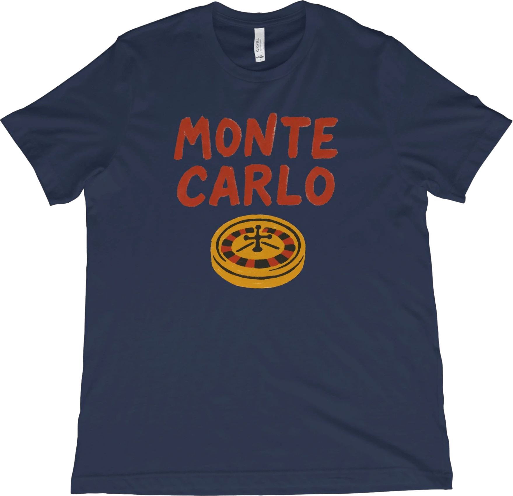 T-Shirt Navy / XS Monte Carlo Roulette T-Shirt
