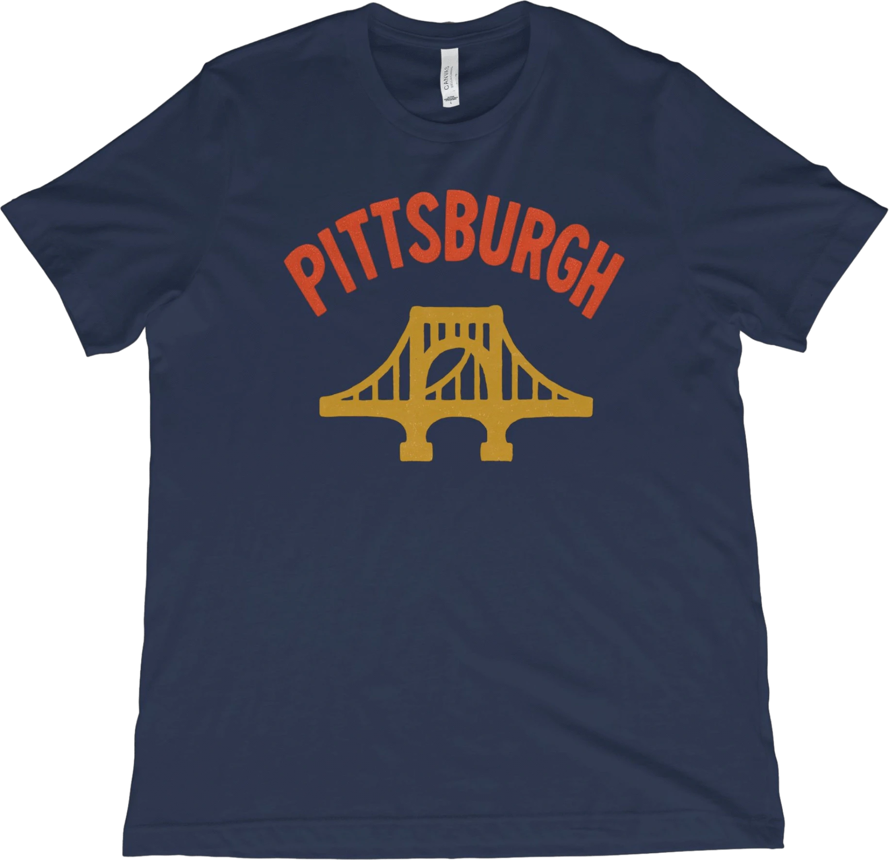 T-Shirt Navy / XS Pittsburgh Steel Bridge T-Shirt