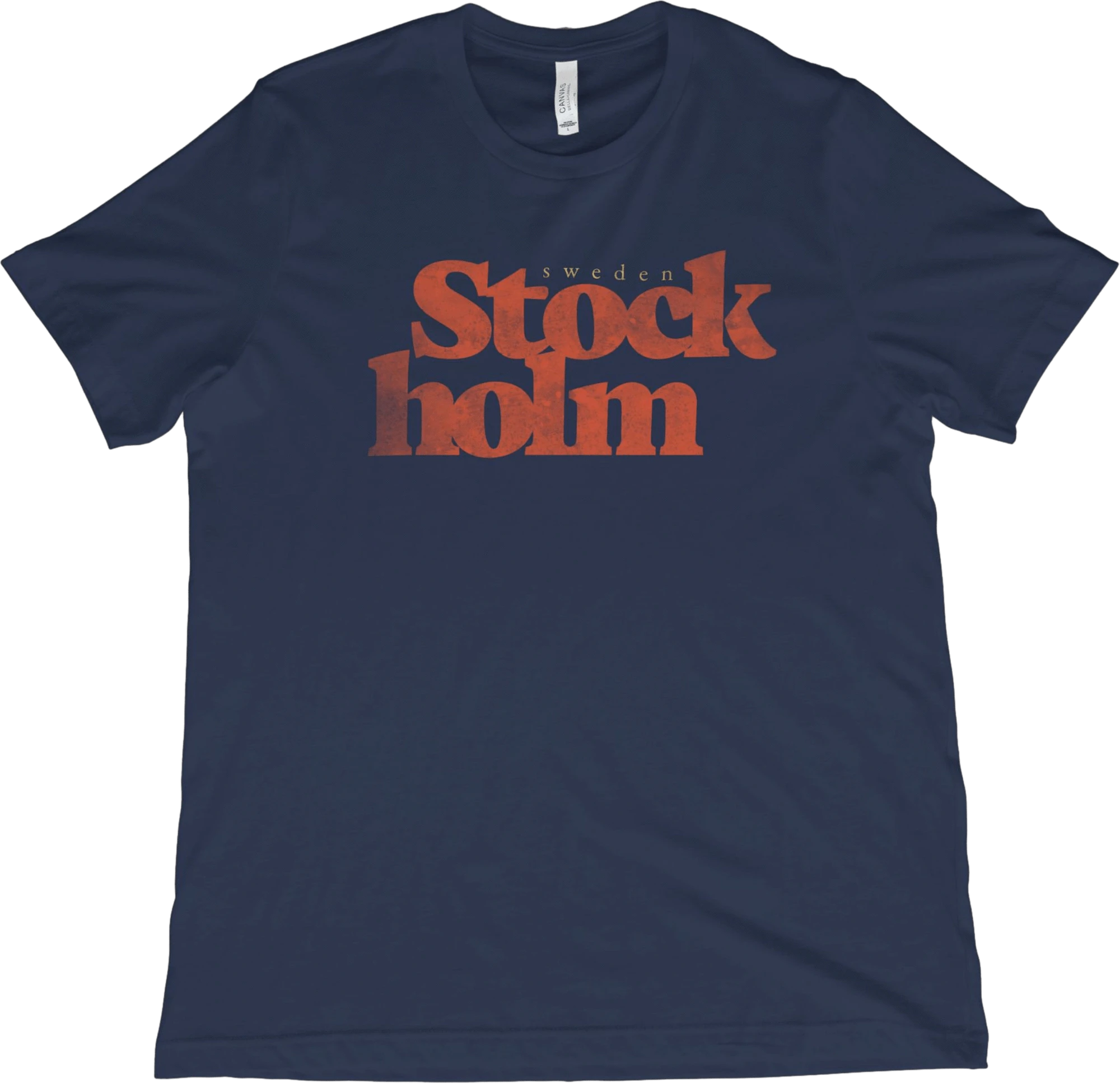 T-Shirt Navy / XS Stockholm Sweden T-Shirt