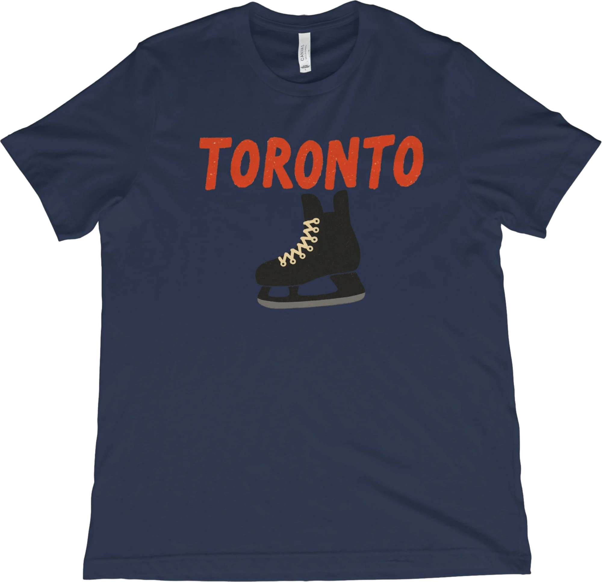 T-Shirt Navy / XS Toronto Hockey Skate T-Shirt
