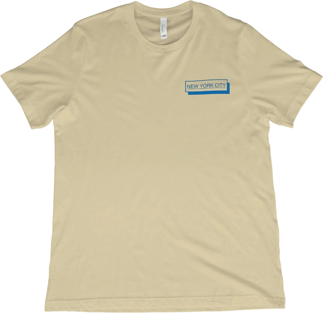 T-Shirt New York City Map T-Shirt