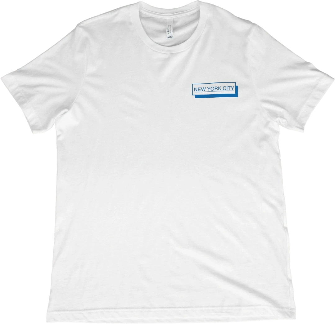T-Shirt New York City Map T-Shirt