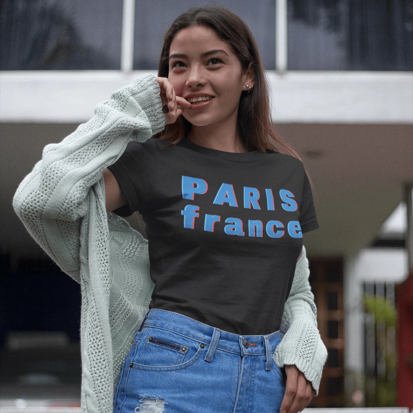 T-Shirt Paris France Double Vision T-Shirt