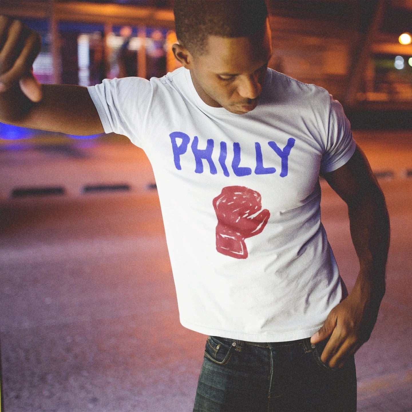 T-Shirt Philly Boxing Glove T-Shirt
