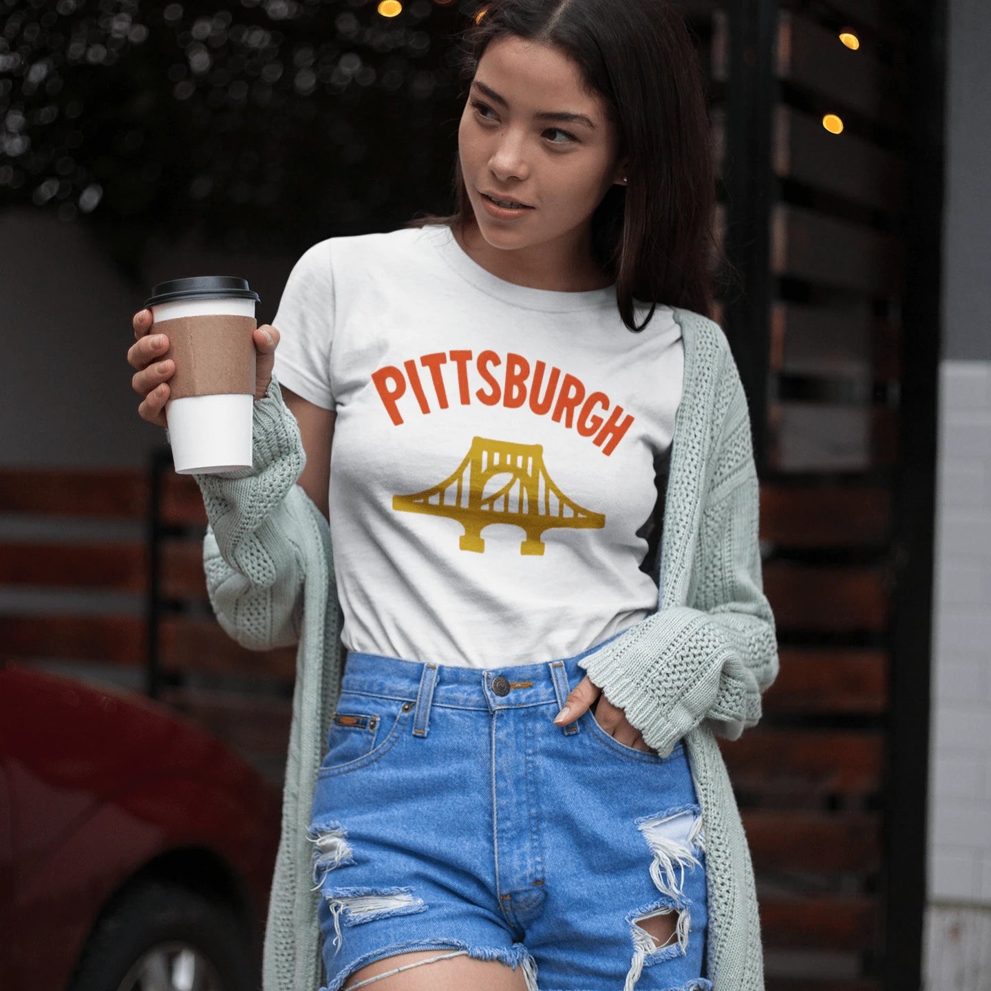 T-Shirt Pittsburgh Steel Bridge T-Shirt