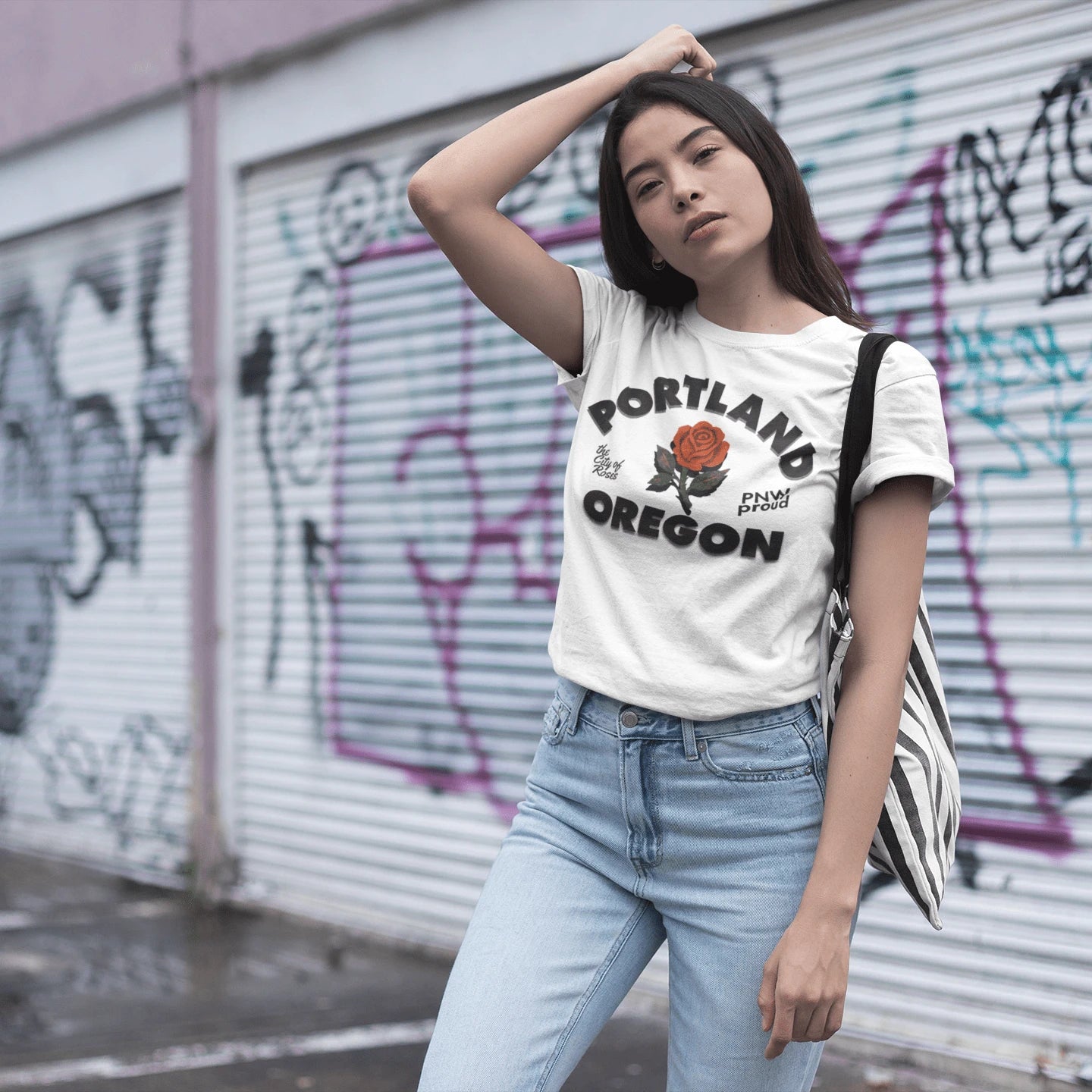 T-Shirt Portland City of Roses T-Shirt
