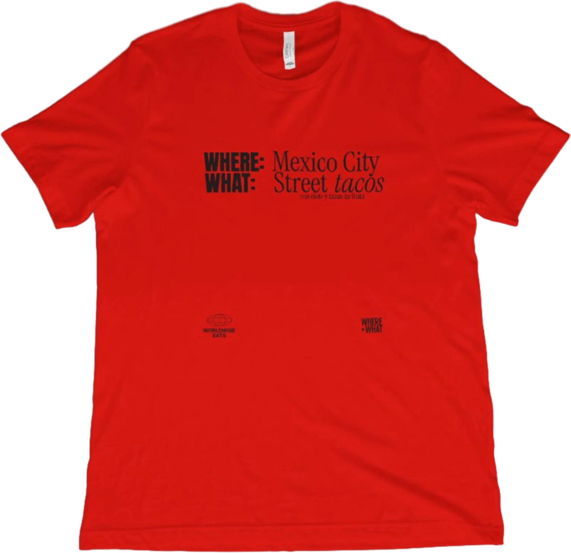 T-Shirt Red / XS Mexico City Street Tacos T-Shirt