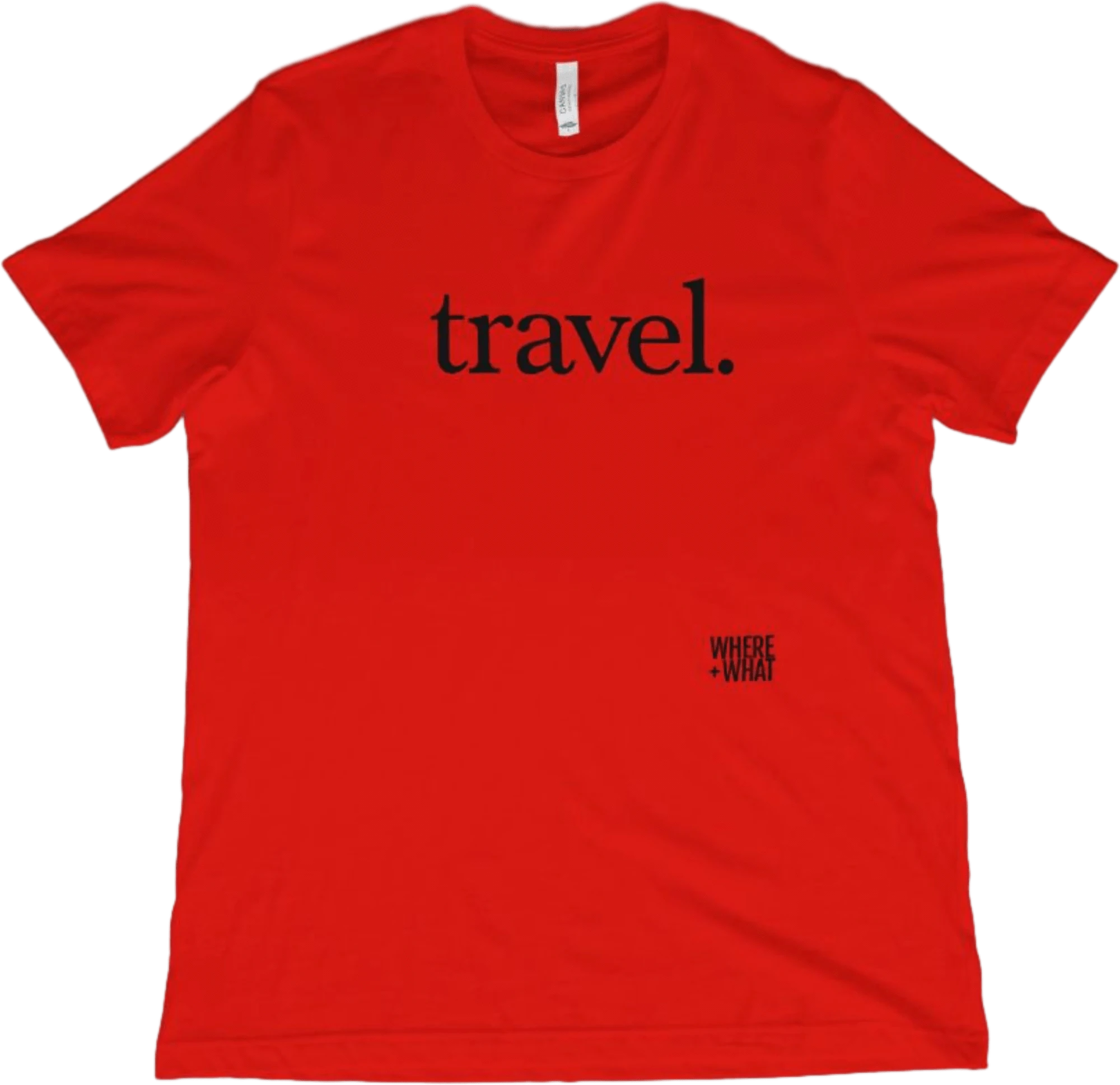 T-Shirt Red / XS Travel. T-Shirt