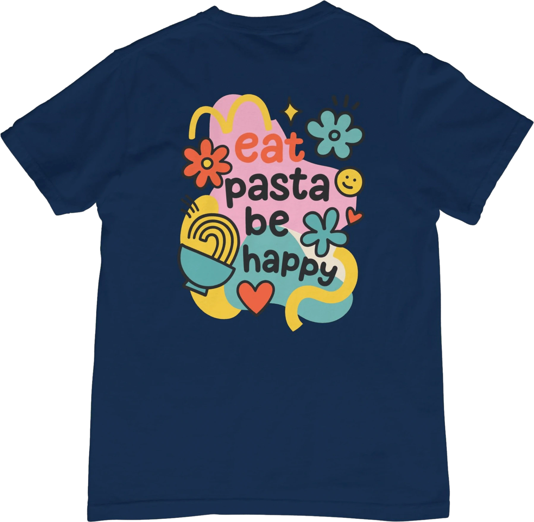 T-Shirt True Navy / S Italy Eat Pasta T-Shirt