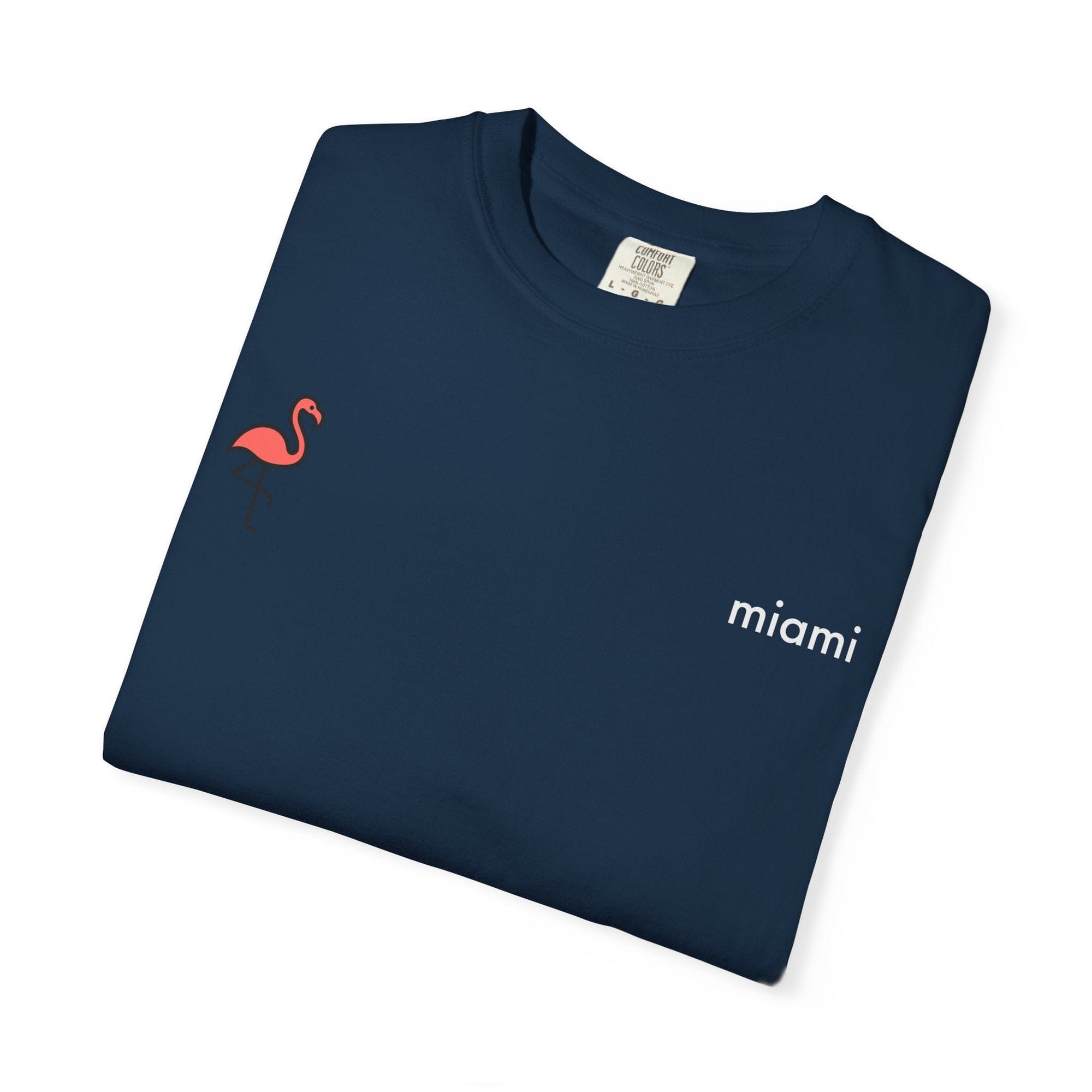 T-Shirt True Navy / S Miami Flamingo T-Shirt