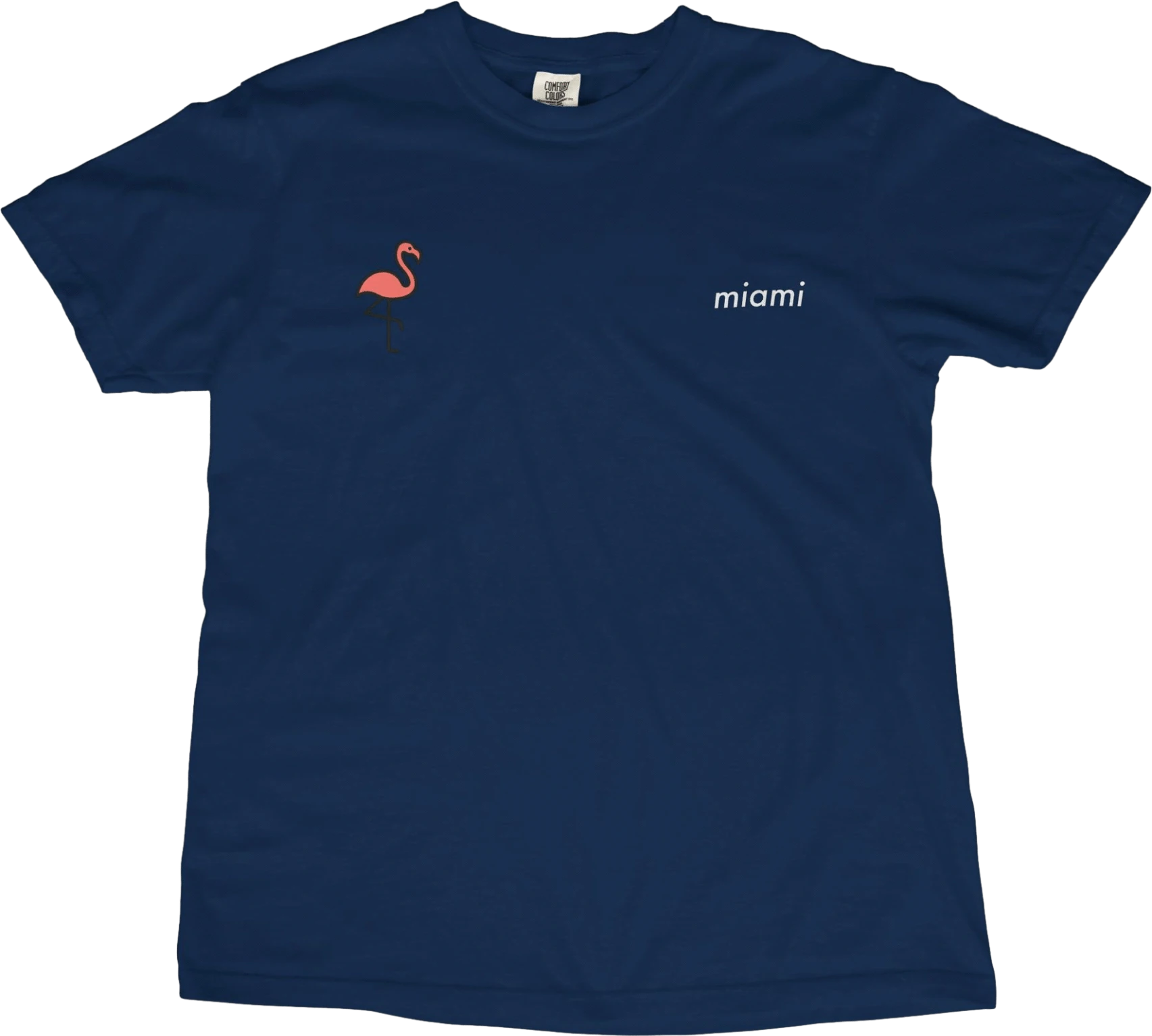 T-Shirt True Navy / S Miami Flamingo T-Shirt