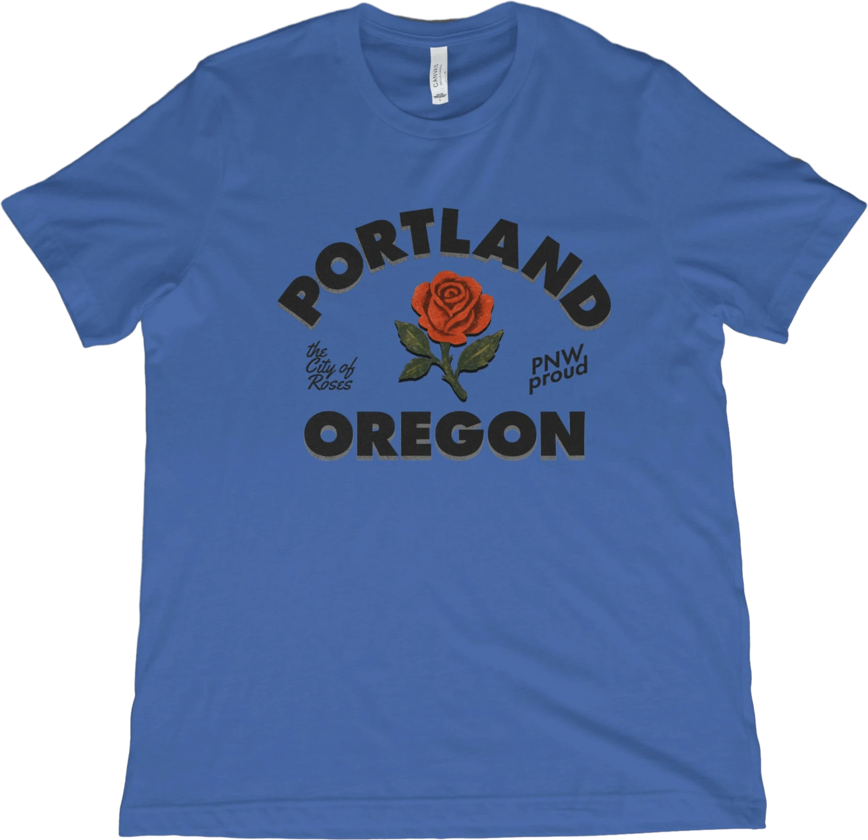 T-Shirt True Royal / XS Portland City of Roses T-Shirt