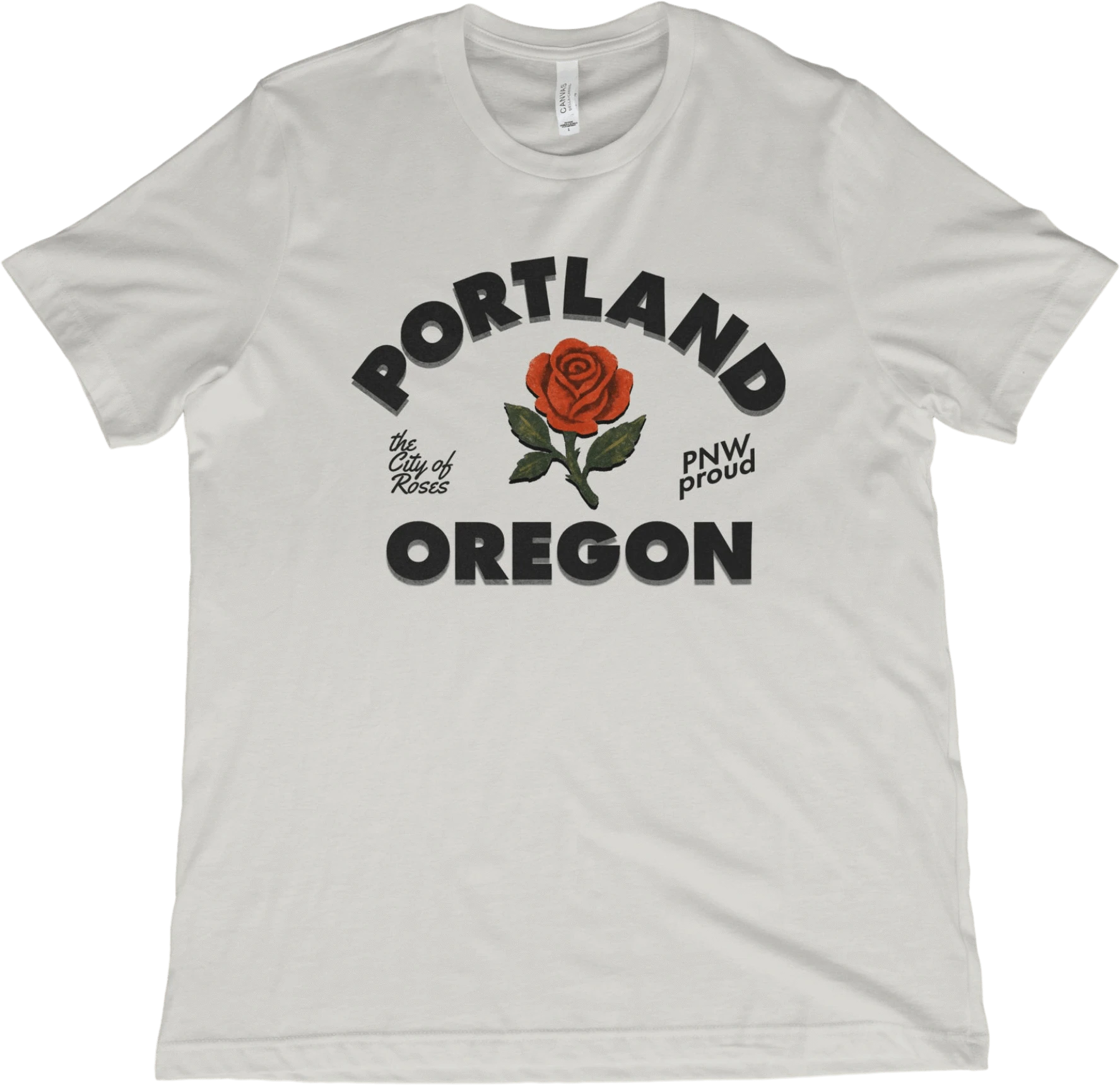 T-Shirt Vintage White / XS Portland City of Roses T-Shirt