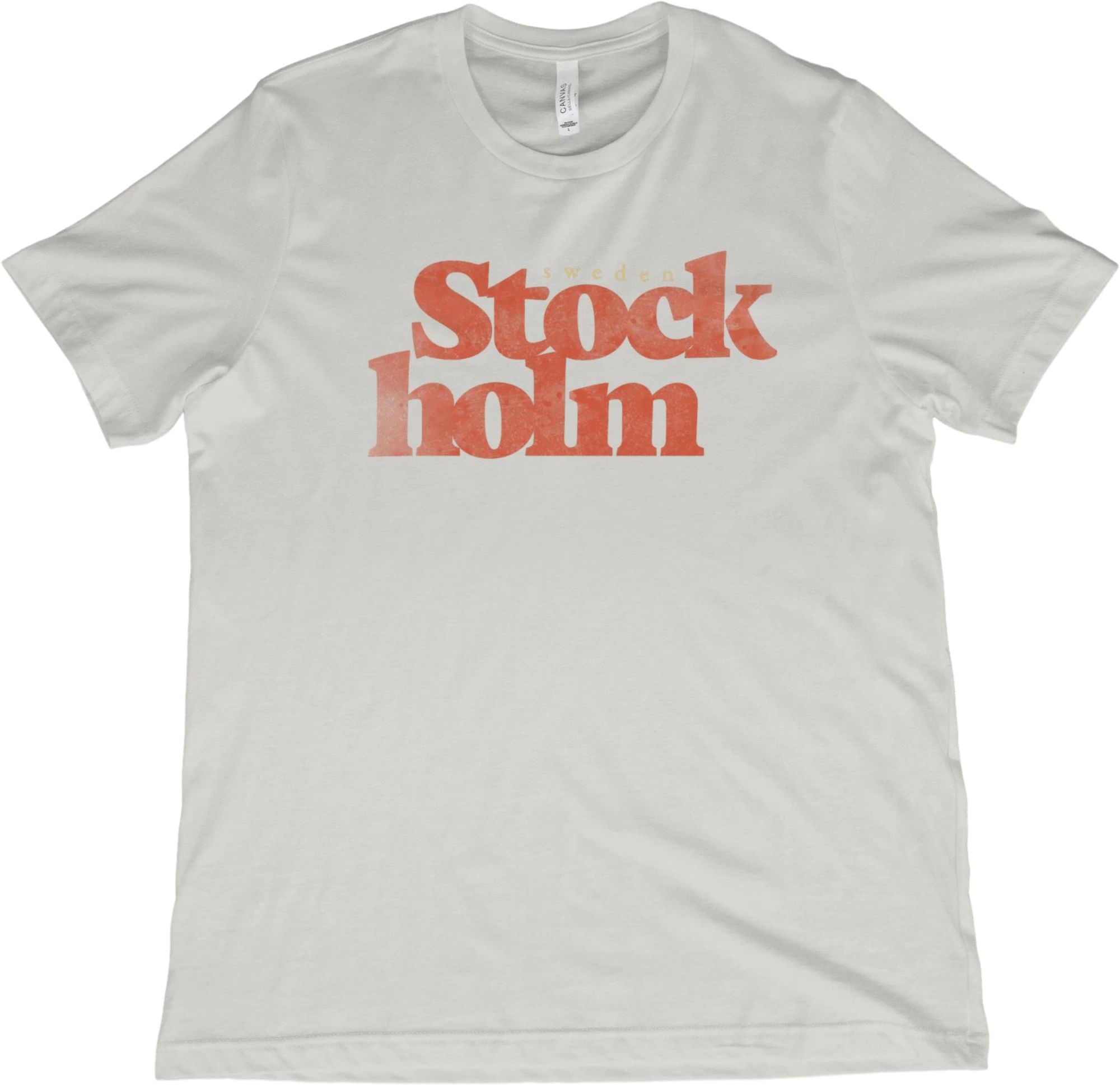 T-Shirt Vintage White / XS Stockholm Sweden T-Shirt