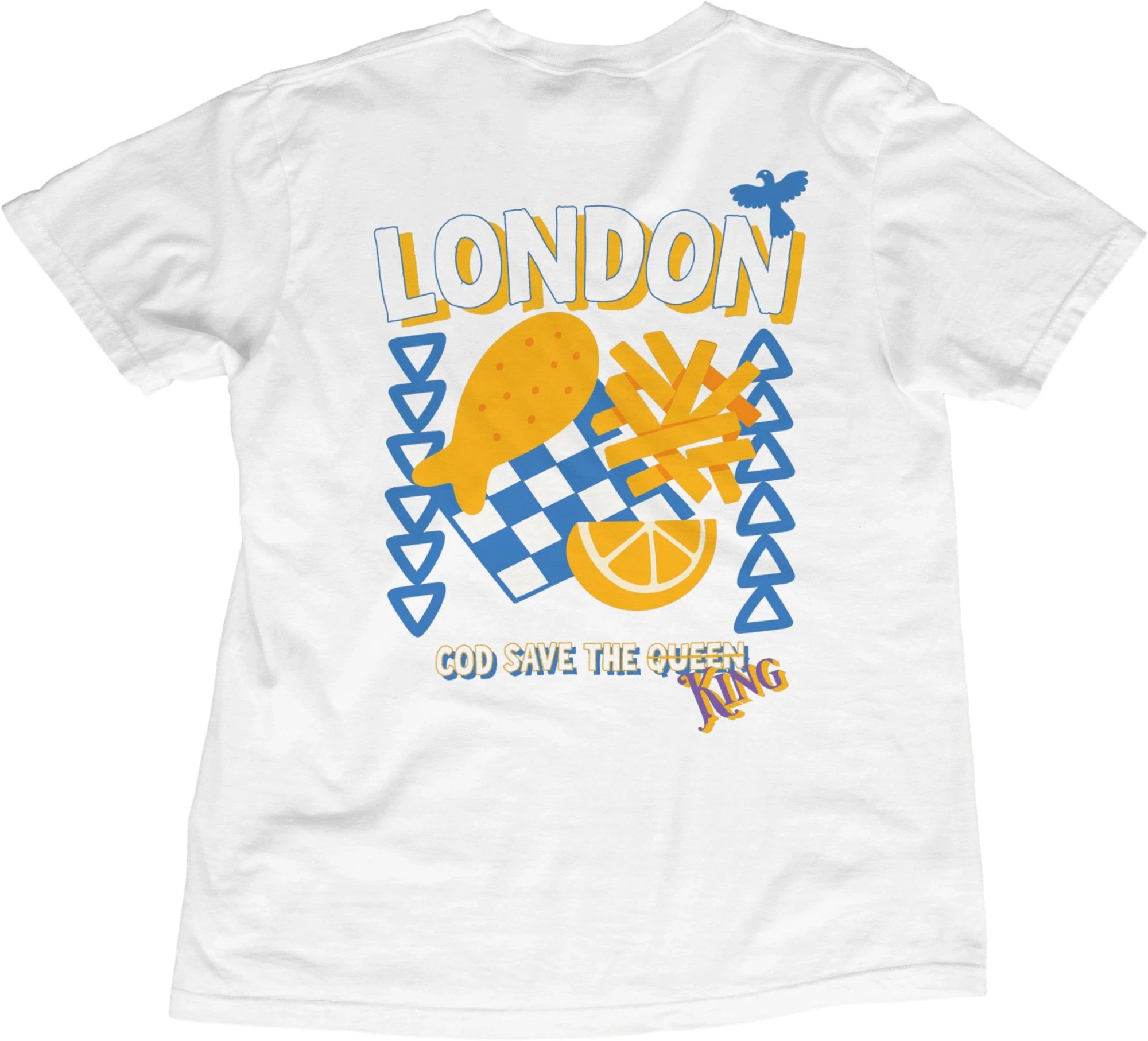 T-Shirt White / S London Fish & Chips T-Shirt