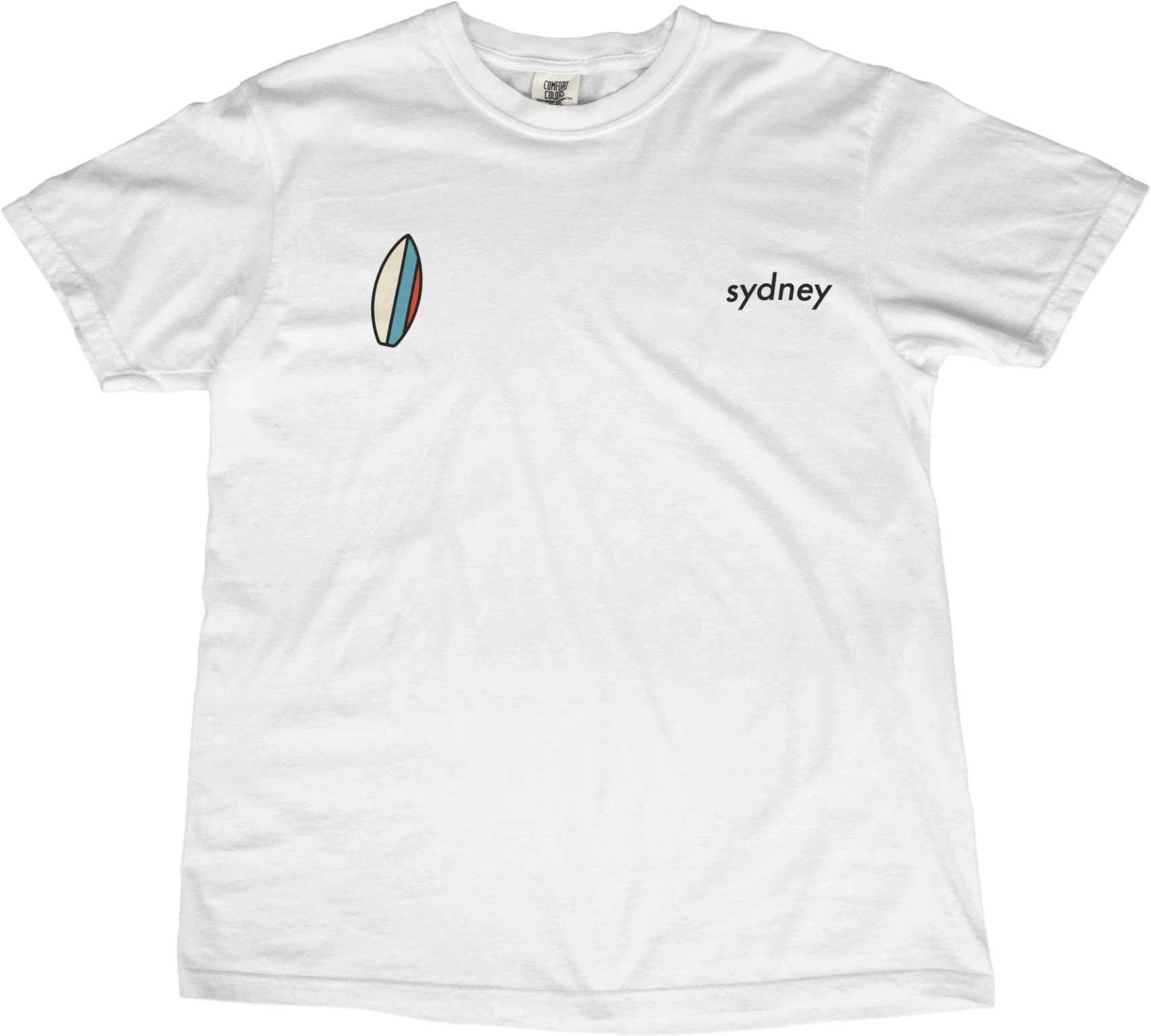 T-Shirt White / S Sydney Surfboard T-Shirt