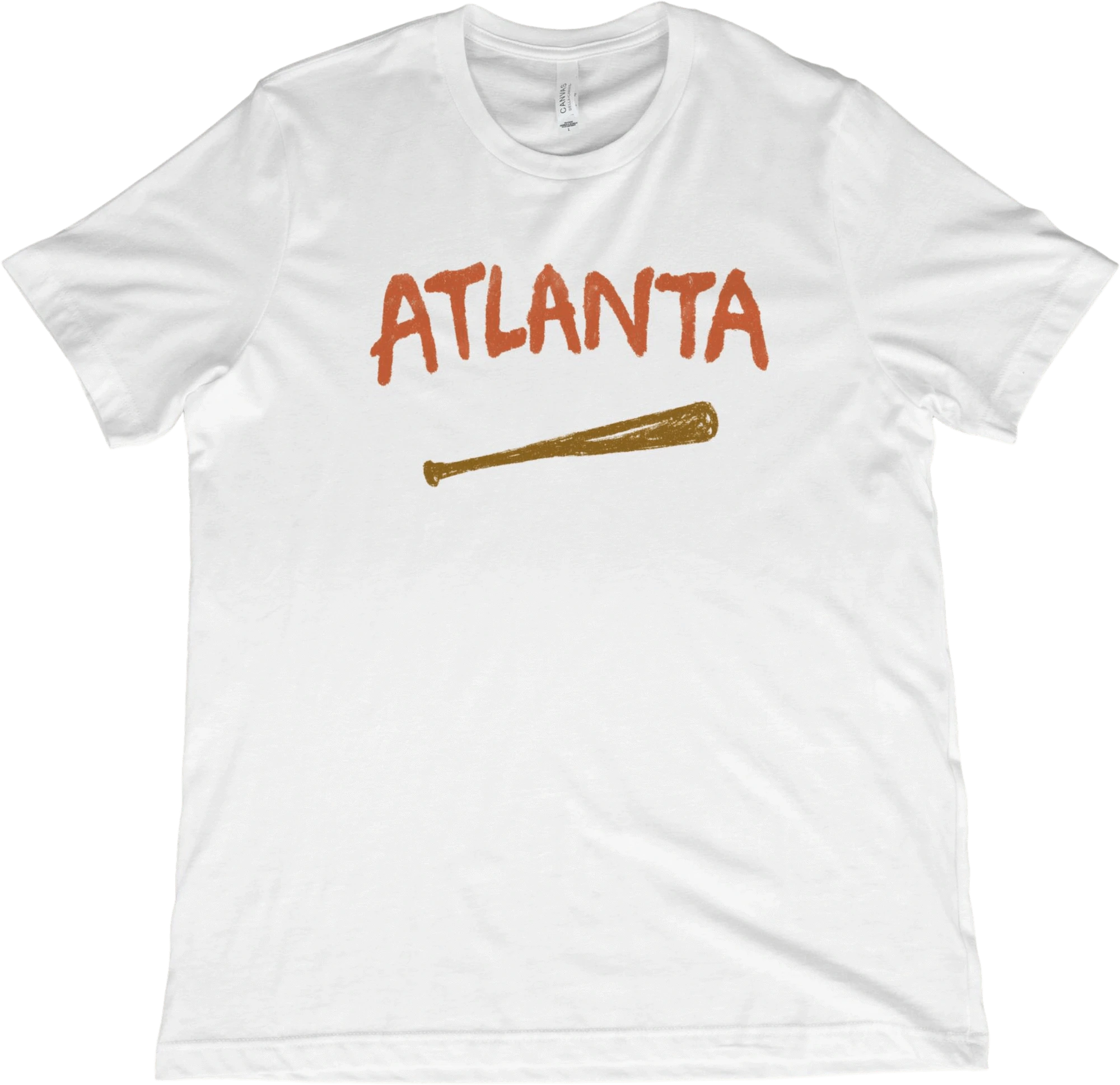 T-Shirt White / XS Atlanta Baseball Bat T-Shirt
