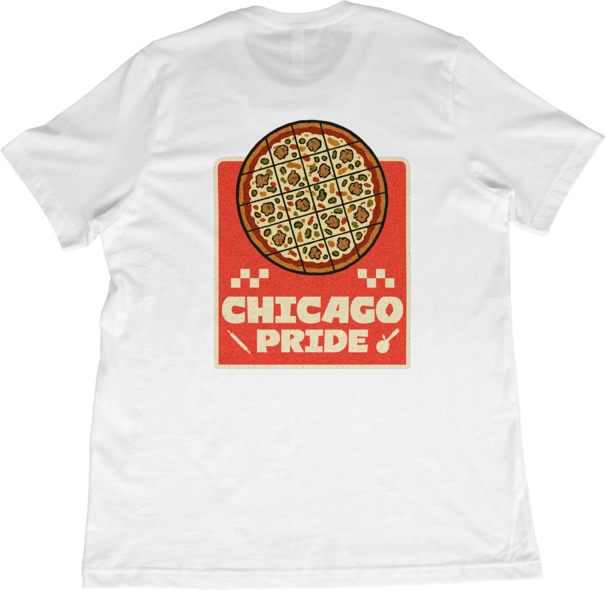 T-Shirt White / XS Chicago Tavern Pizza T-Shirt