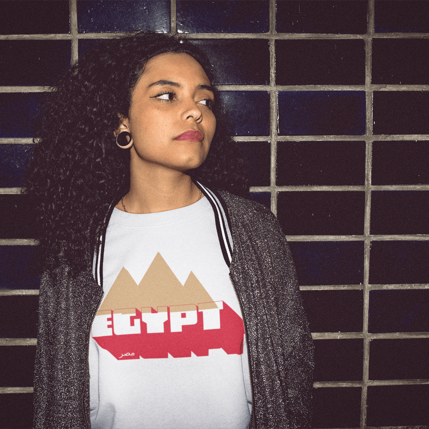 T-Shirt White / XS Egypt Pyramids T-Shirt