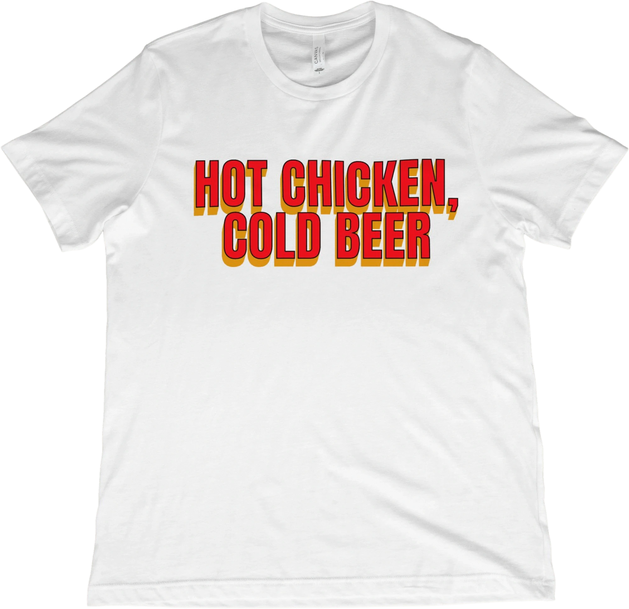 T-Shirt White / XS Hot Chicken, Cold Beer T-Shirt