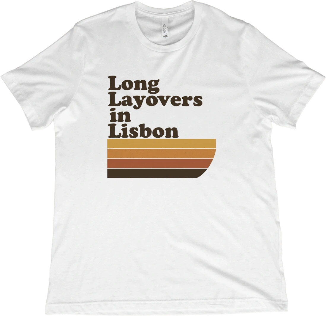 T-Shirt White / XS Long Layovers in Lisbon T-Shirt