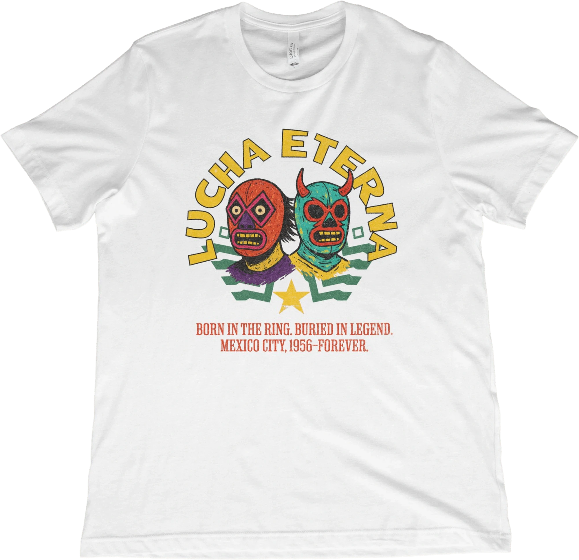 T-Shirt White / XS Mexico City Luchador T-Shirt
