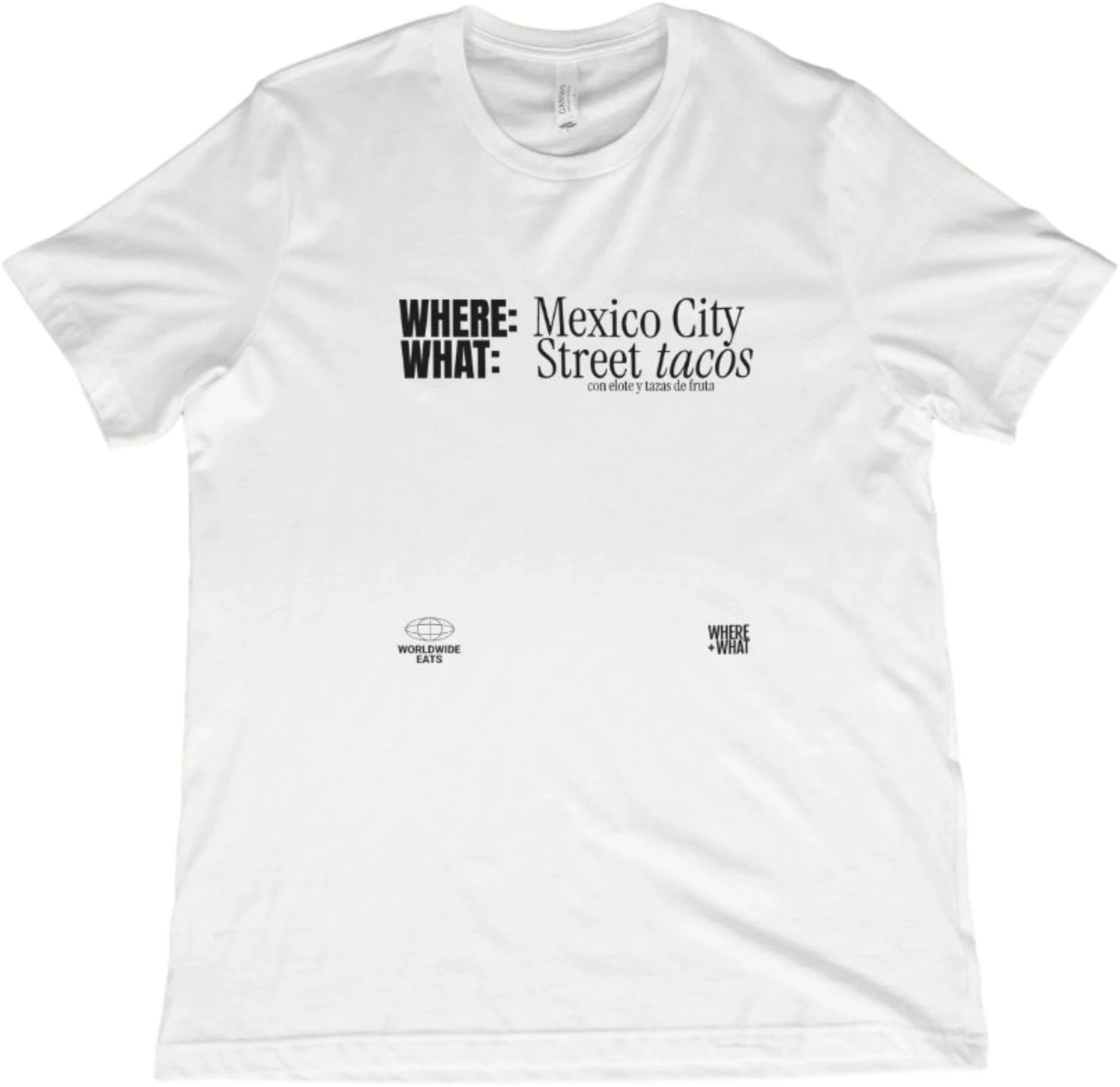 T-Shirt White / XS Mexico City Street Tacos T-Shirt