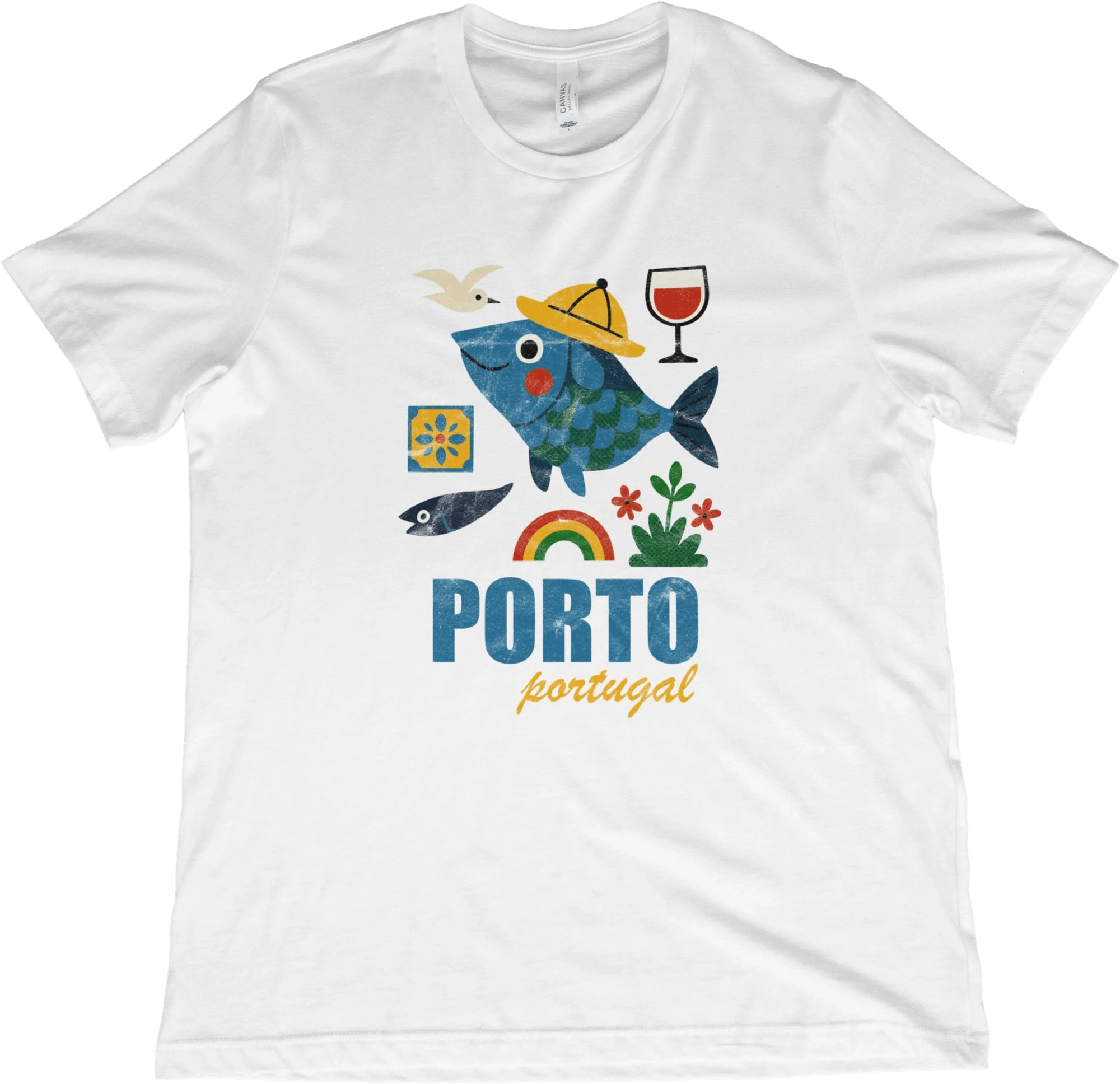 T-Shirt White / XS Porto Portugal T-Shirt