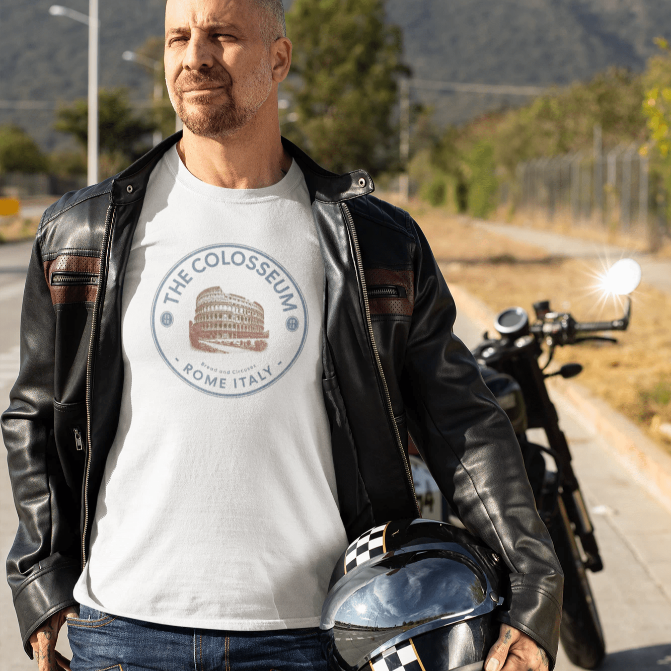 T-Shirt White / XS Roman Colosseum T-Shirt