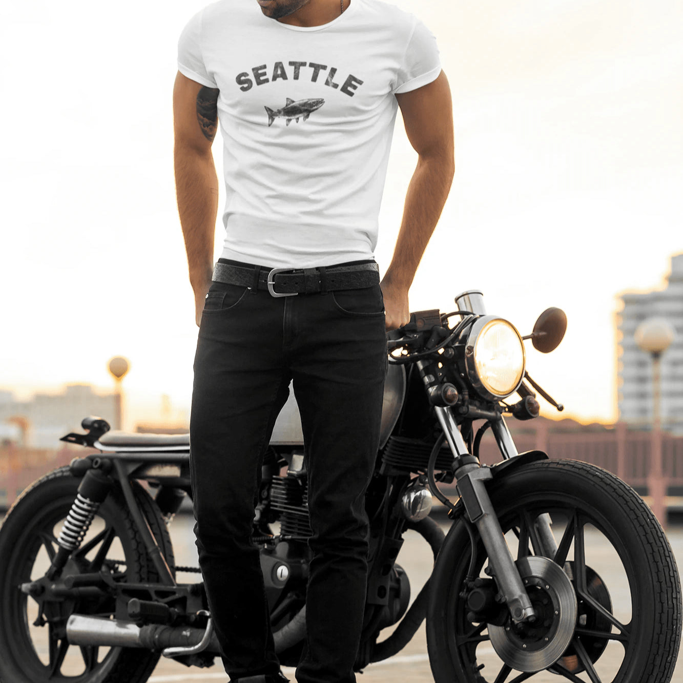 T-Shirt White / XS Seattle Salmon T-Shirt