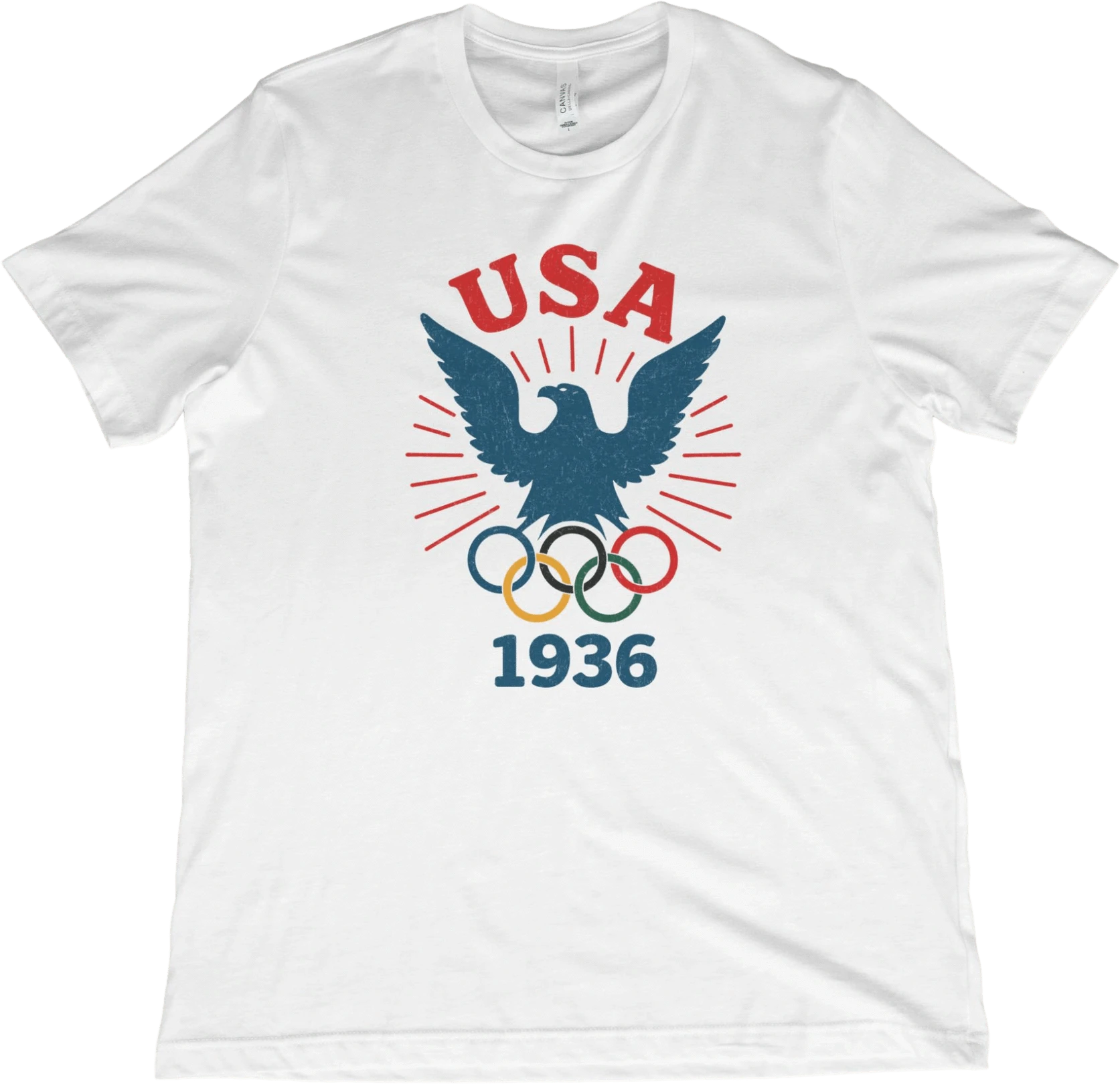 T-Shirt White / XS USA Olympics 1936 T-Shirt
