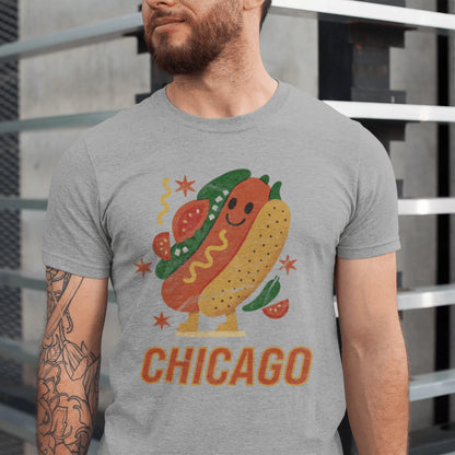 T-Shirt Athletic Heather / XS Chicago Dog T-Shirt