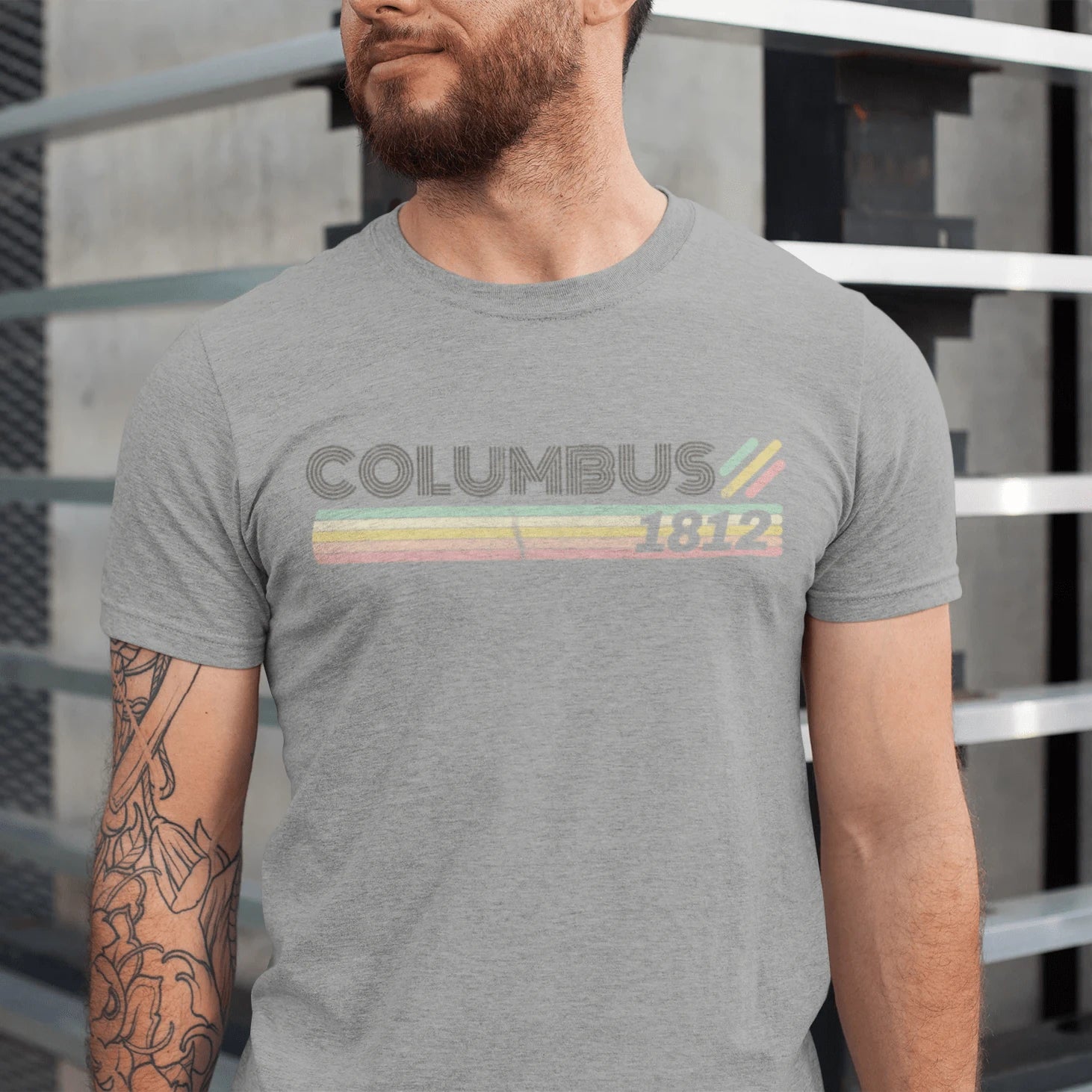 T-Shirt Athletic Heather / XS Columbus Ohio T-Shirt