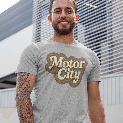 T-Shirt Athletic Heather / XS Detroit Motor City T-Shirt