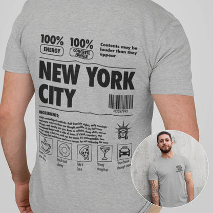 T-Shirt Athletic Heather / XS NYC Definition T-Shirt