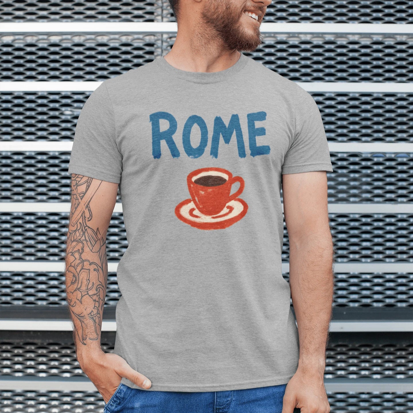 T-Shirt Athletic Heather / XS Rome Espresso T-Shirt