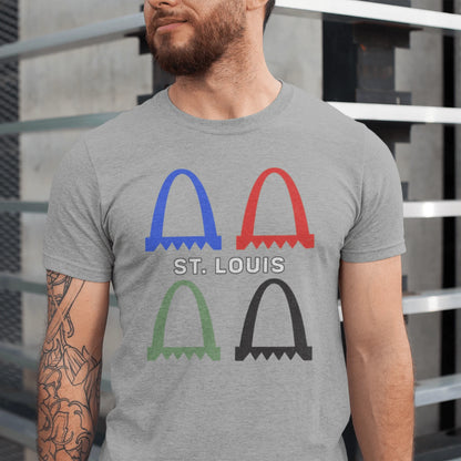 T-Shirt Athletic Heather / XS St. Louis Arch T-Shirt