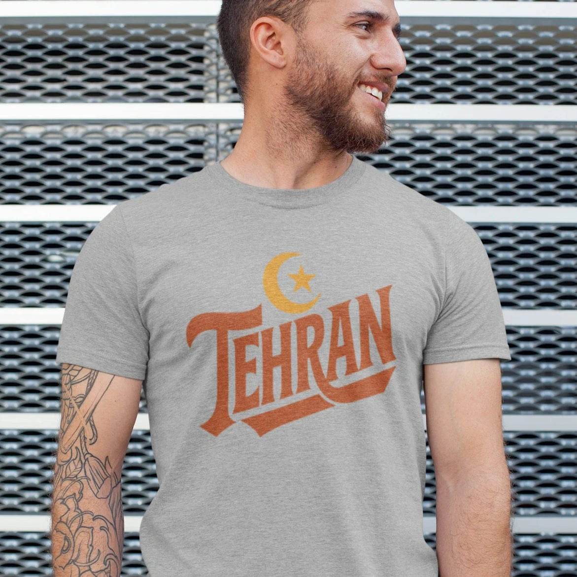 T-Shirt Athletic Heather / XS Tehran Iran T-Shirt