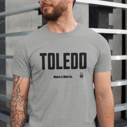 T-Shirt Athletic Heather / XS Toledo OH T-Shirt