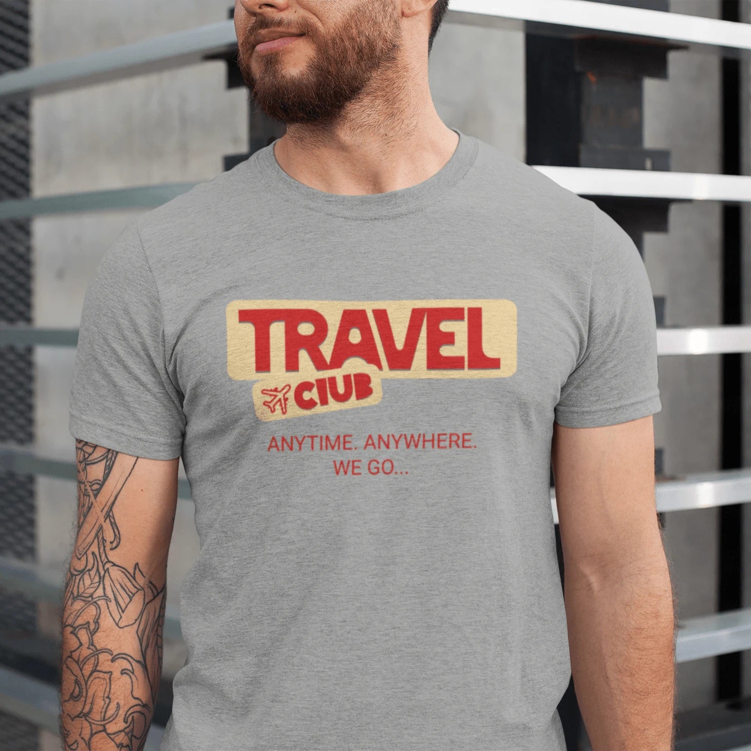 T-Shirt Athletic Heather / XS Travel Club T-Shirt
