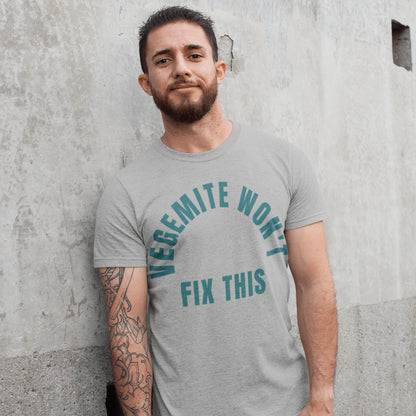 T-Shirt Athletic Heather / XS Vegemite Won't Fix This T-Shirt