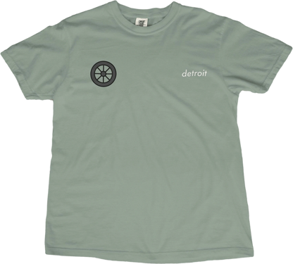 T-Shirt Bay / S Detroit Wheel T-Shirt